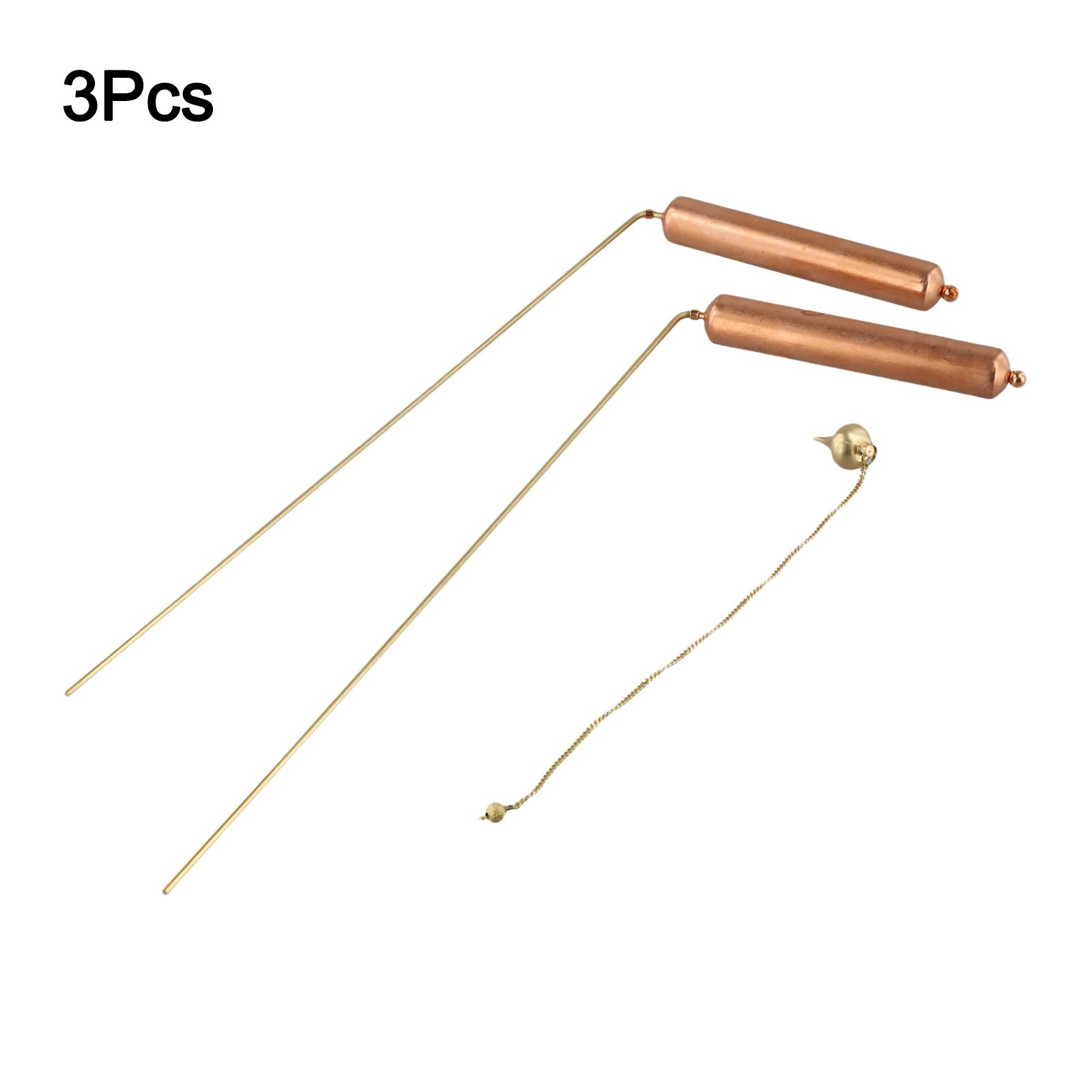 High Performance 2 Piece Copper Detecting Rod Set for Treasure Hunters