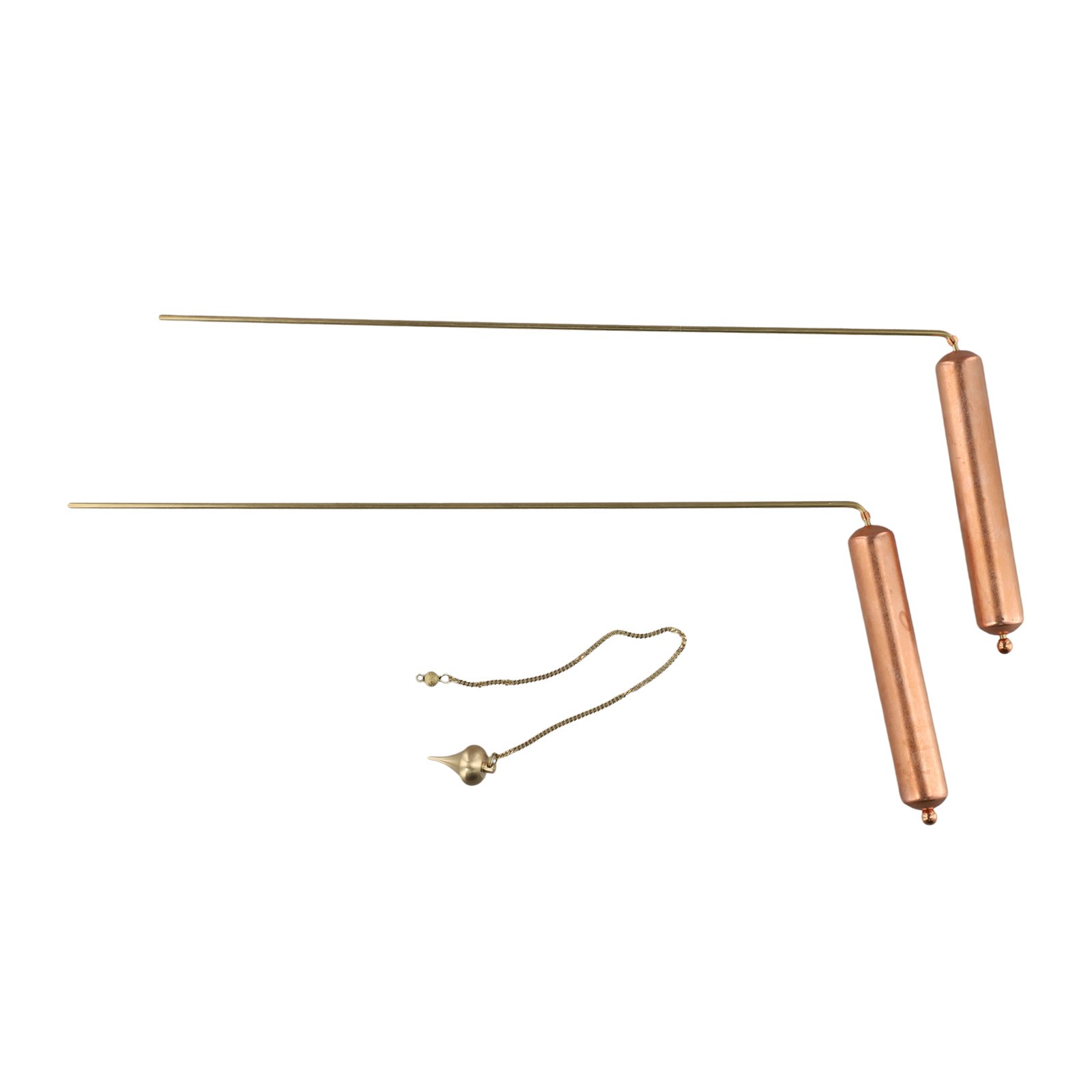 High Performance 2 Piece Copper Detecting Rod Set for Treasure Hunters
