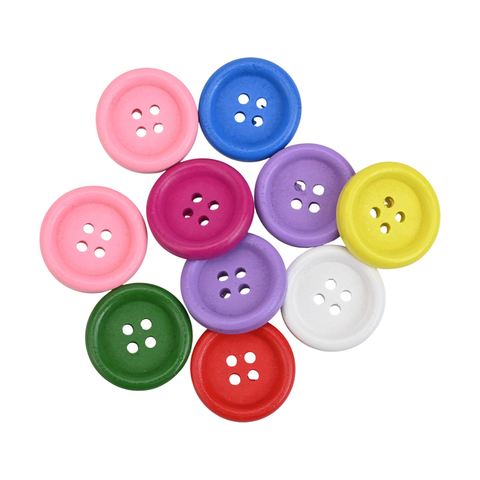 Buttons Set Sewing Craft 10pcs 12/15/20/25/30/40mm 4 Holes Buttons Sewing - Picture 47 of 50