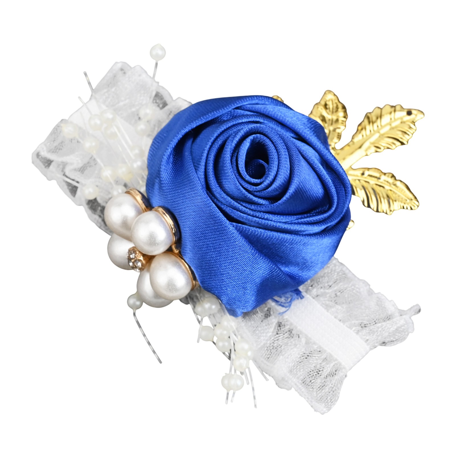 Vibrant Wedding Wrist Corsage with Pearl Bead Bracelet in Different Colors - Picture 33 of 36