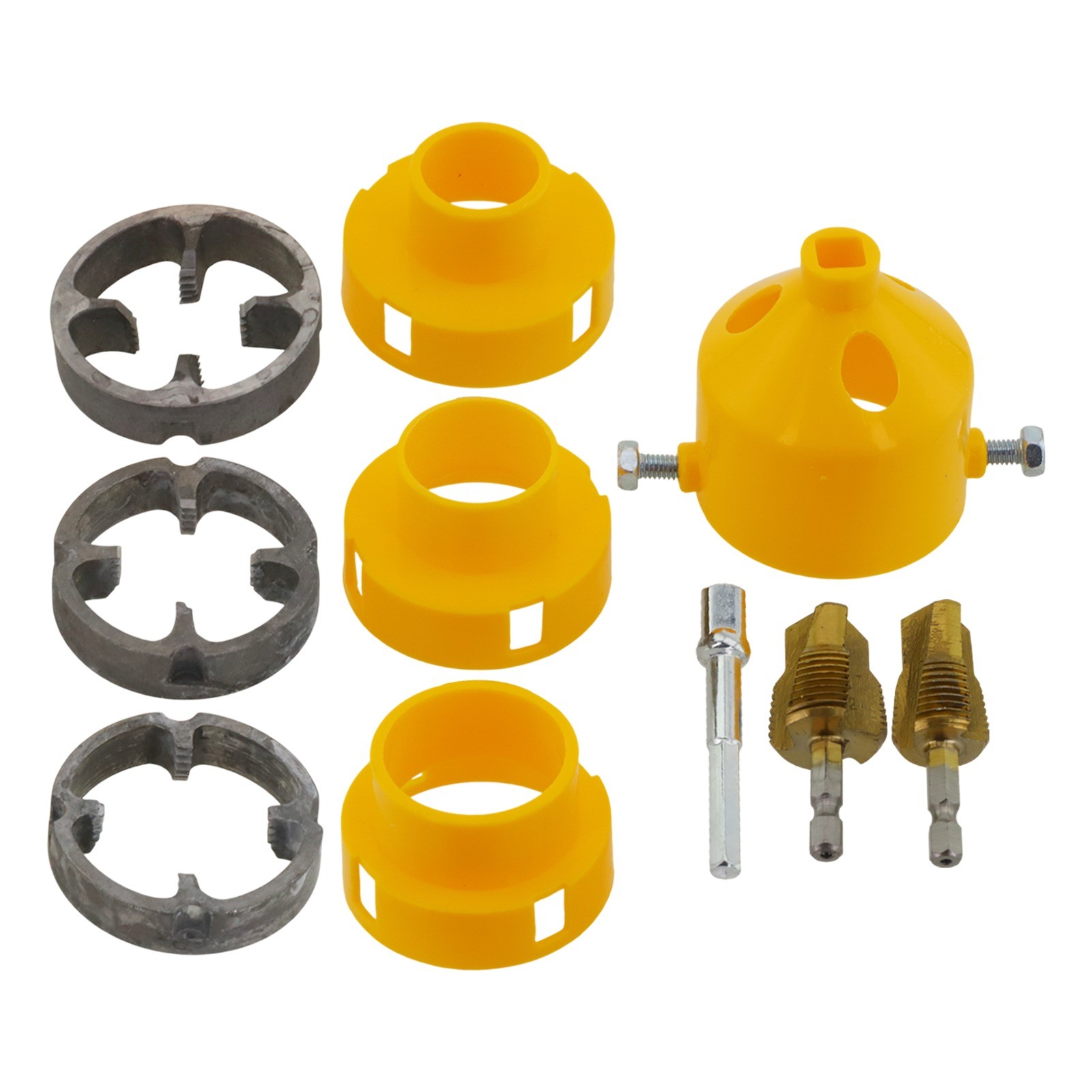 Robust Pipe Threading Kit with Convenient Buckle Design for Electric Drills - Picture 43 of 48