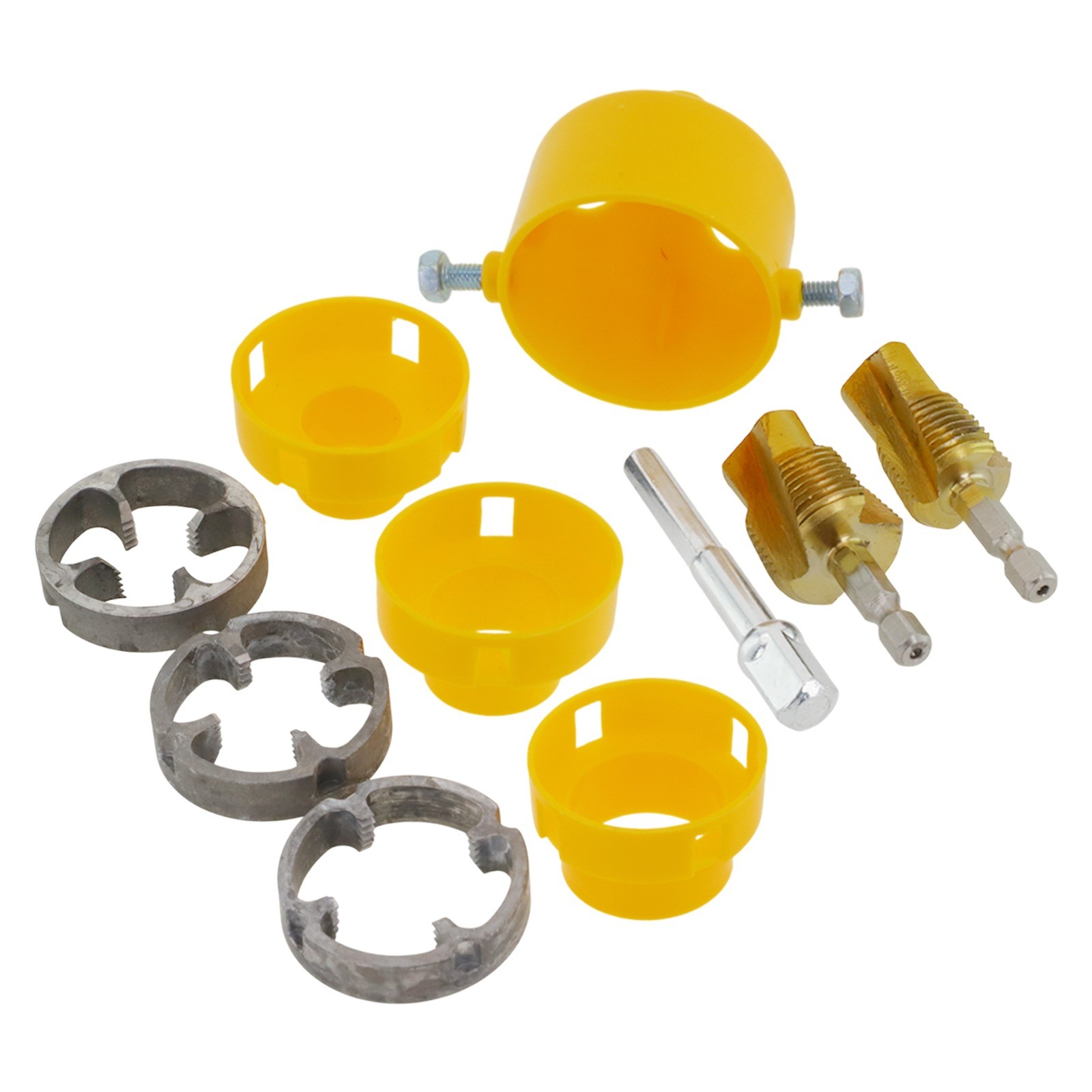 Robust Pipe Threading Kit with Convenient Buckle Design for Electric Drills - Picture 44 of 48
