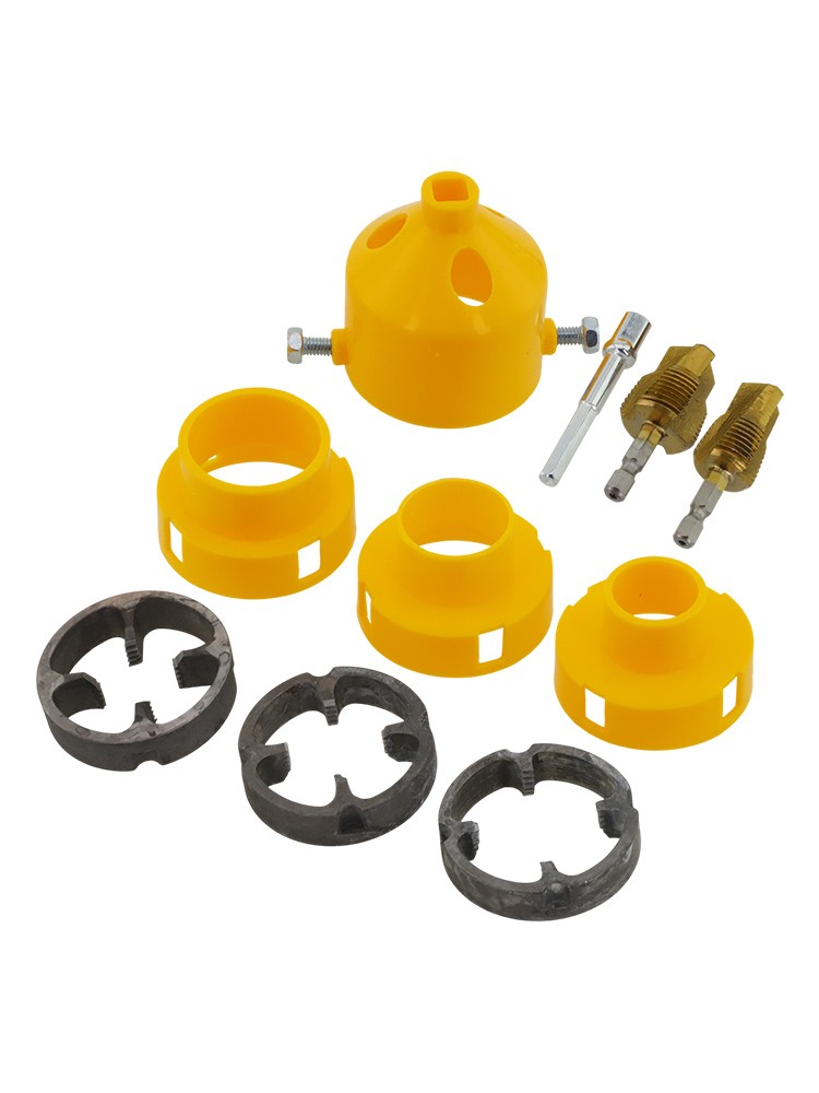 Robust Pipe Threading Kit with Convenient Buckle Design for Electric Drills - Picture 45 of 48