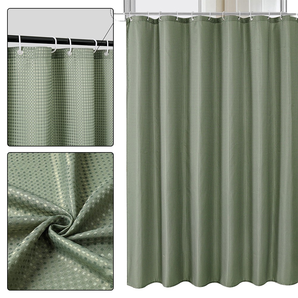 Modern For Shower Curtain with 12 Hooks and Waterproof Features for Style - Picture 15 of 31
