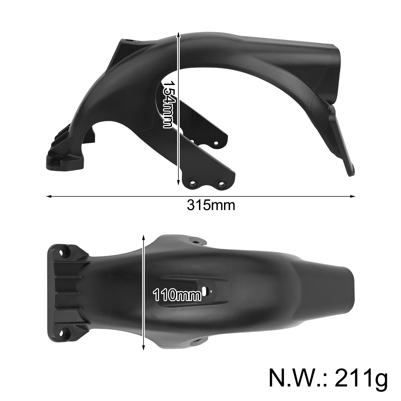 Scooter Rear Guard Compatible with For Ninebot For Segway For Max Series - Picture 35 of 45