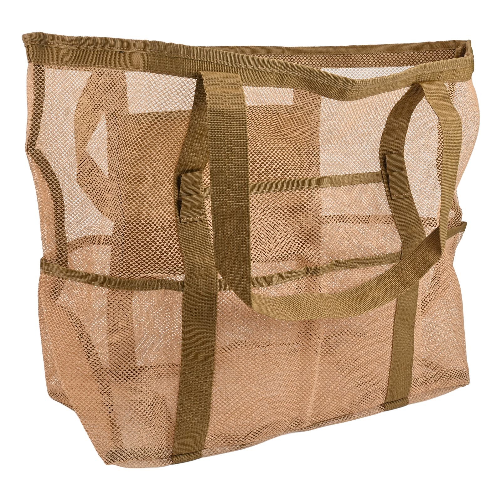 Sac fourre-tout élégant en maille pour voyages à la plage officiel dispose de plusieur