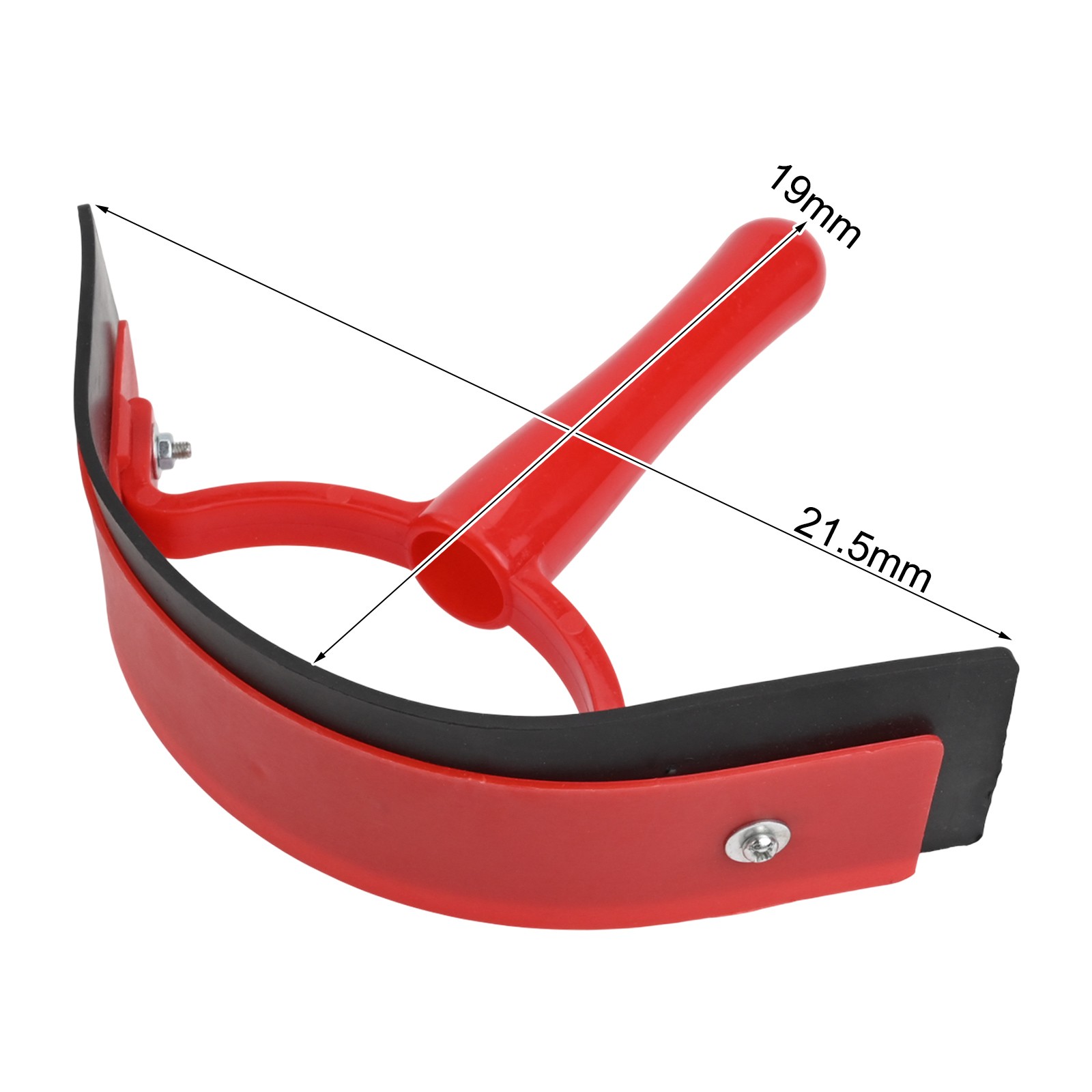 Lightweight Horse Bathing Supplies Plastic Sweat Scraper with Rubber Edge