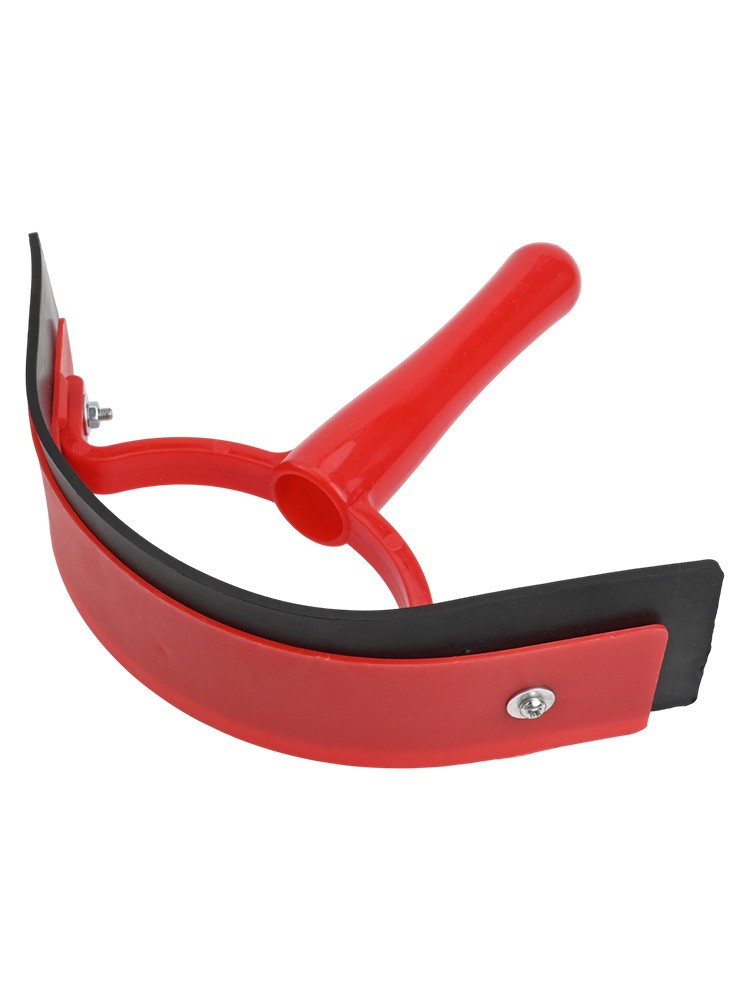 Lightweight Horse Bathing Supplies Plastic Sweat Scraper with Rubber Edge