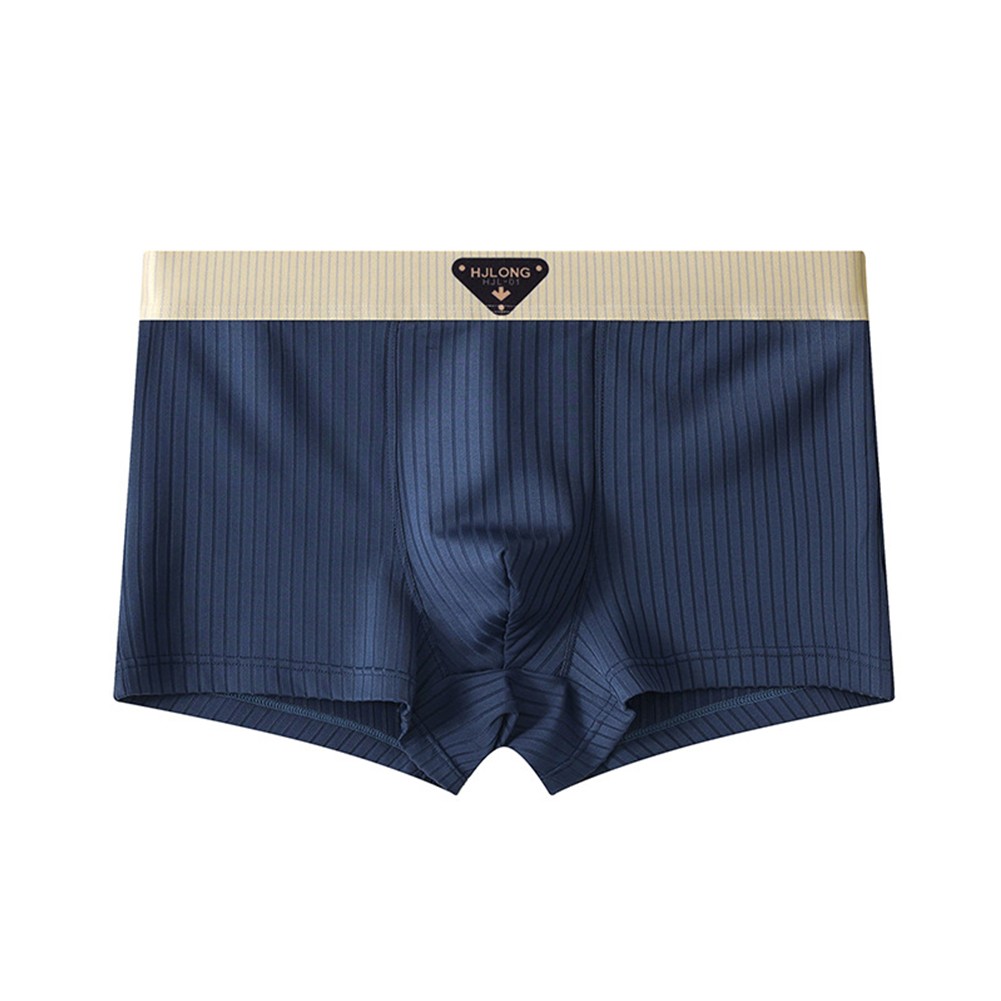 Comfort Fit Herren Boxershorts Streifen Unterwäsche Softeis Seide für den täg - Bild 13 von 20