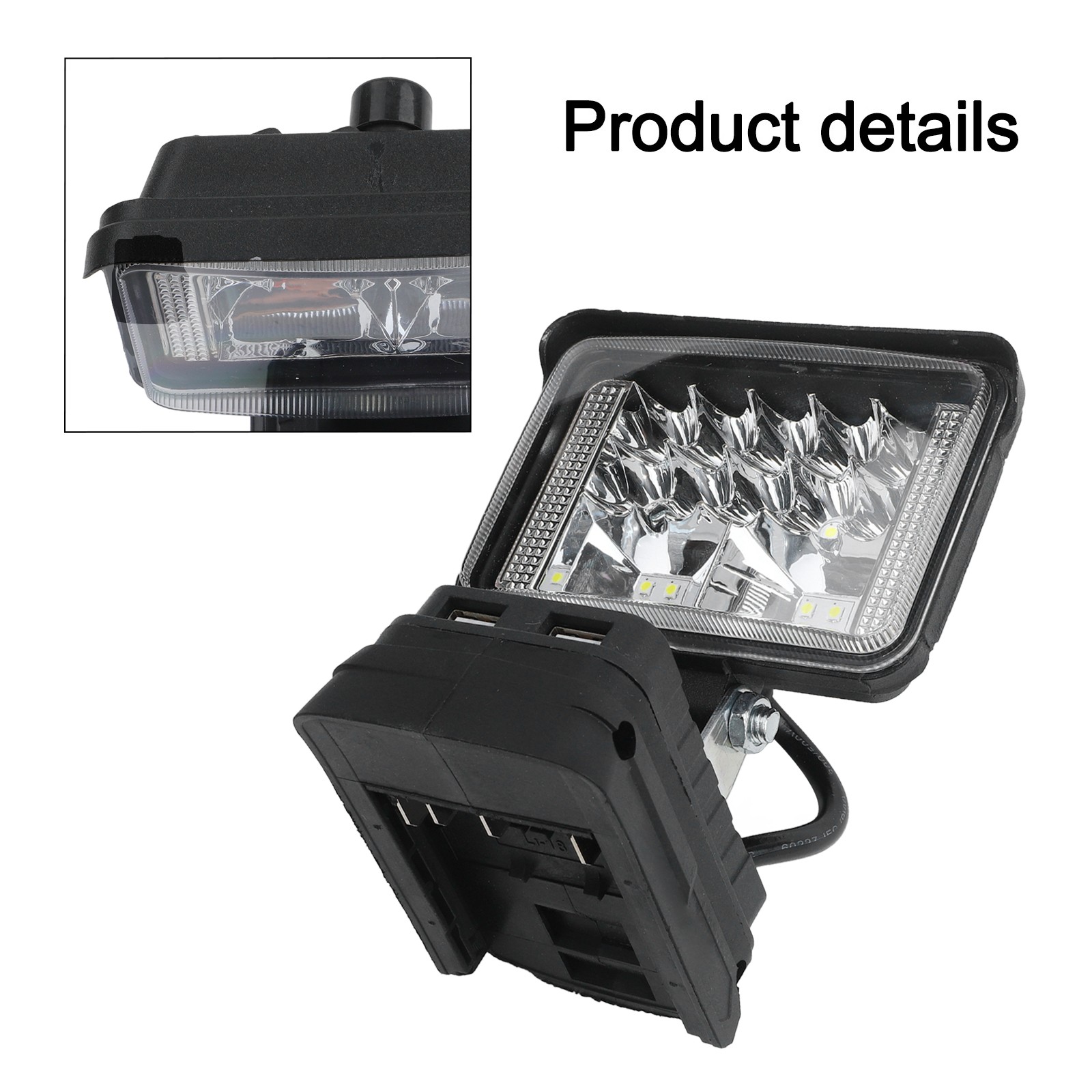 Effiziente Akku LED Arbeitsleuchte kompatibel mit für Bosch 18V Akkus - Bild 15 von 36