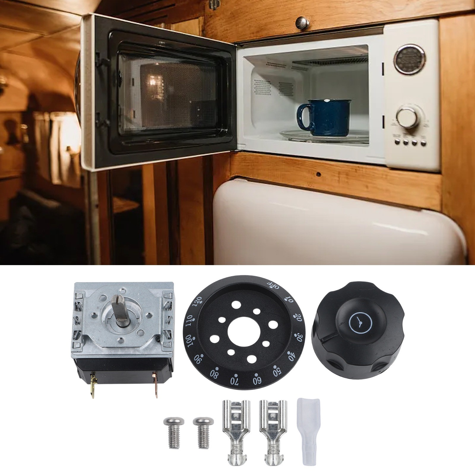 Interruptor temporizador con funcionalidad de campana perfecto para necesidades de cocina del hogar - Imagen 48 de 55