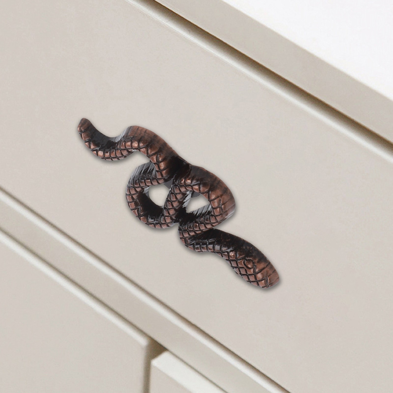 Adorable Snake Shape Furniture Handles Crafted from Zinc Alloy Material - Afbeelding 28 van 39