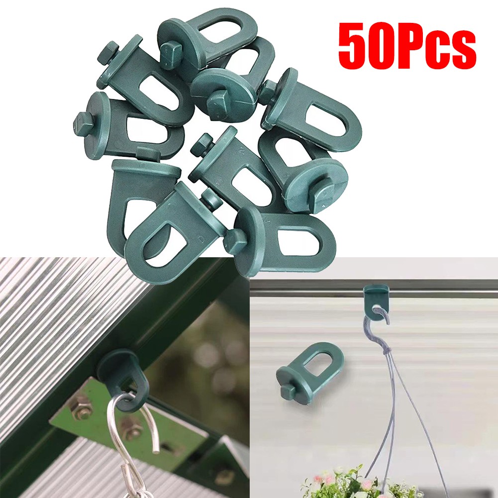 Gewchshaus Pflanzensttze 50 Stck Kunststoff Clips fr Gartenfreunde |  eBay.de