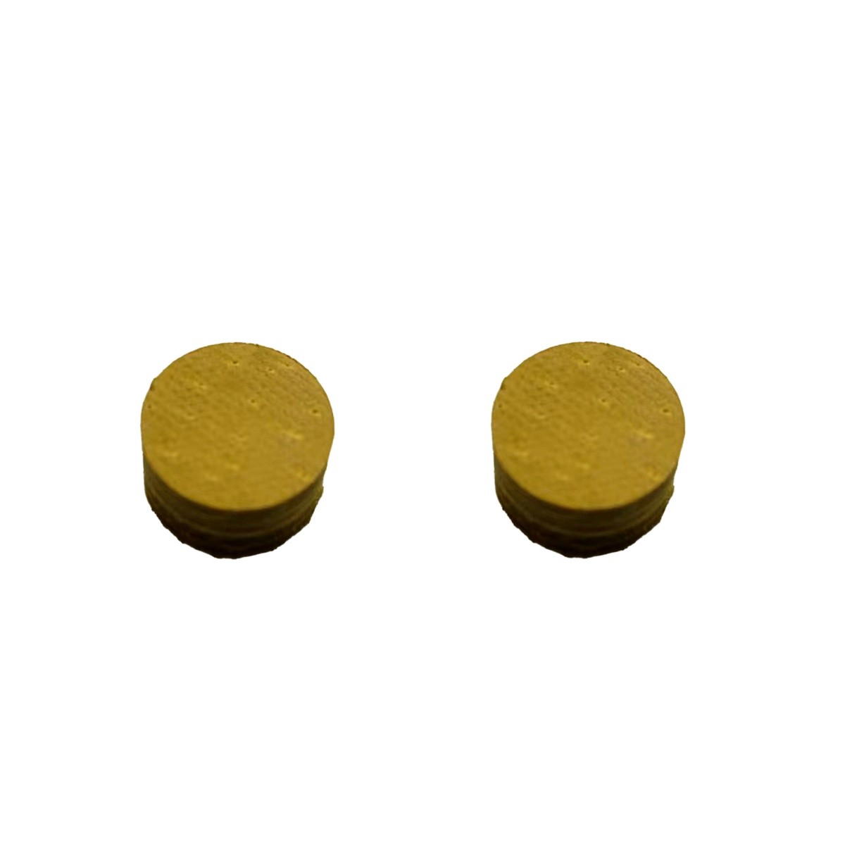 2Pcs For American Billiard Cue Tips 14mm Diameter Quality Leather Material