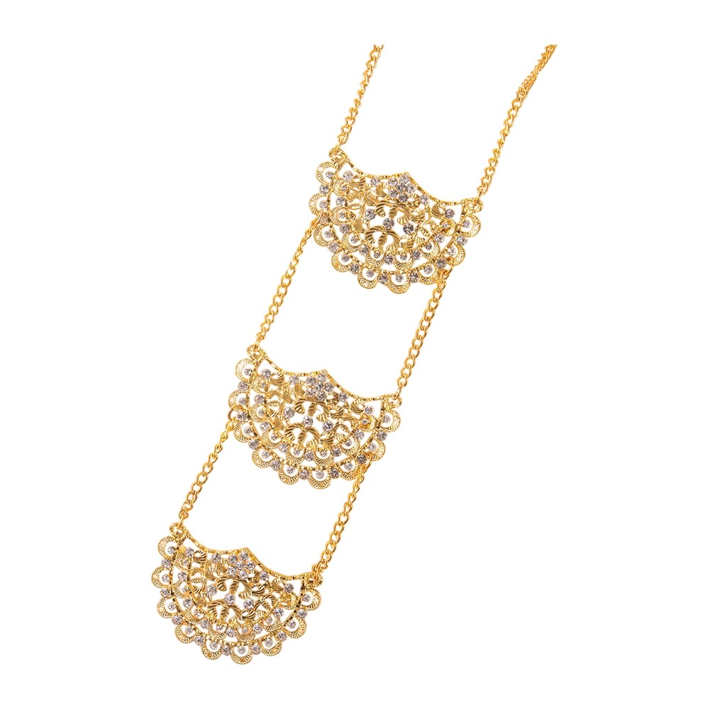 Bijou ethnique Asie du Sud-Est unique trois pièces collier vendre et broche
