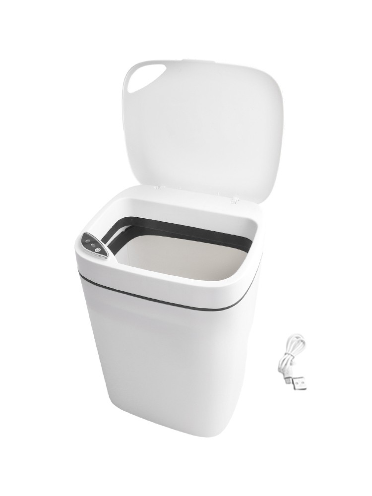 Sleek 14L Sensor Trash Can with Touch Control Panel for Easy Operation - Picture 13 of 35
