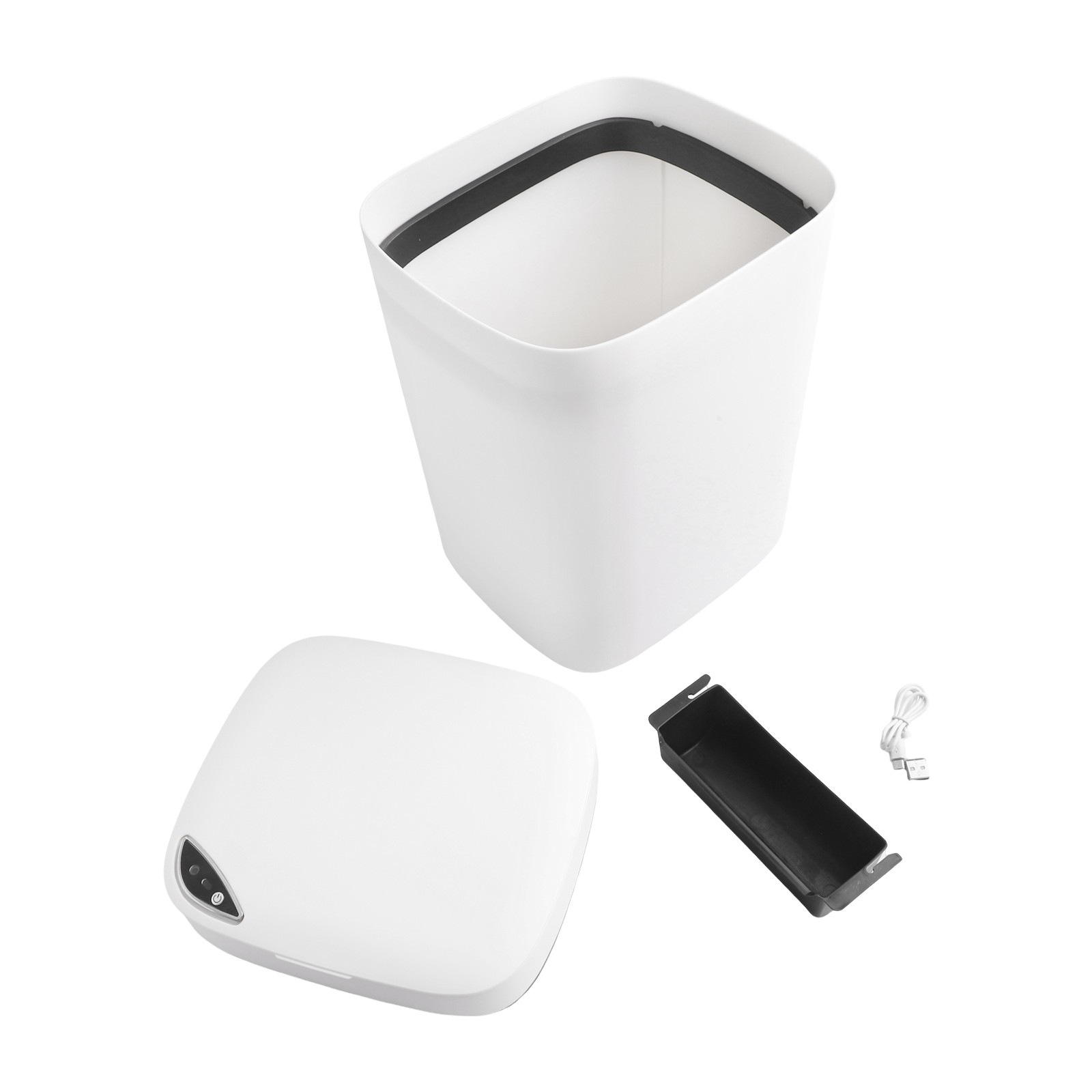 Sleek 14L Sensor Trash Can with Touch Control Panel for Easy Operation - Picture 22 of 35