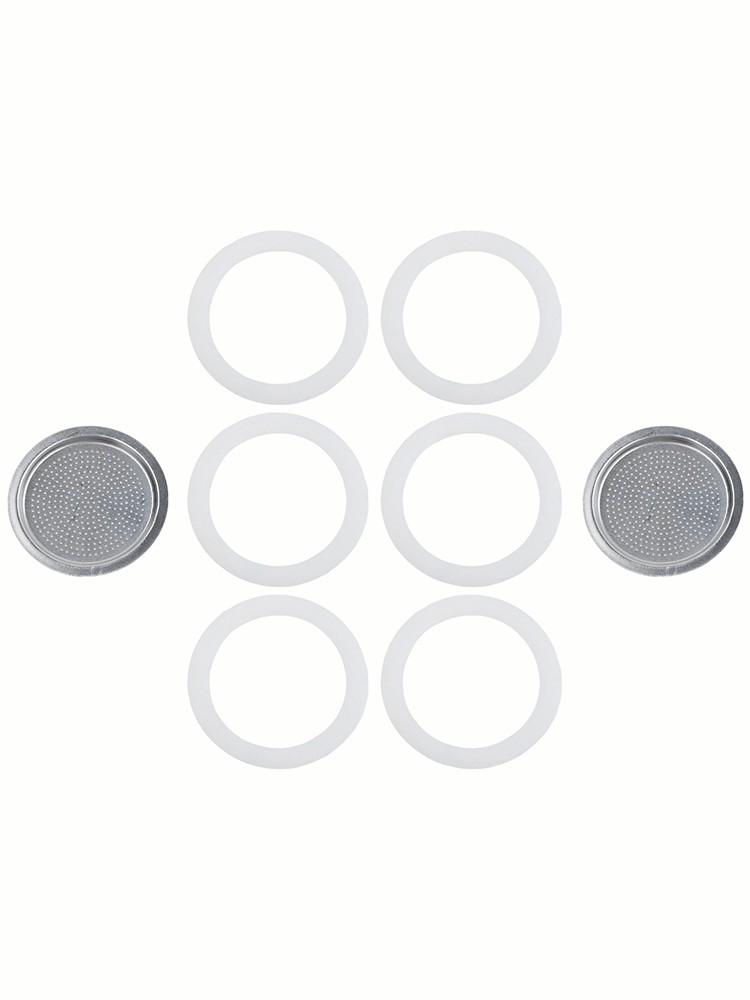 Moka Coffee Maker Maintenance Replacement Parts Including Filters & Seals