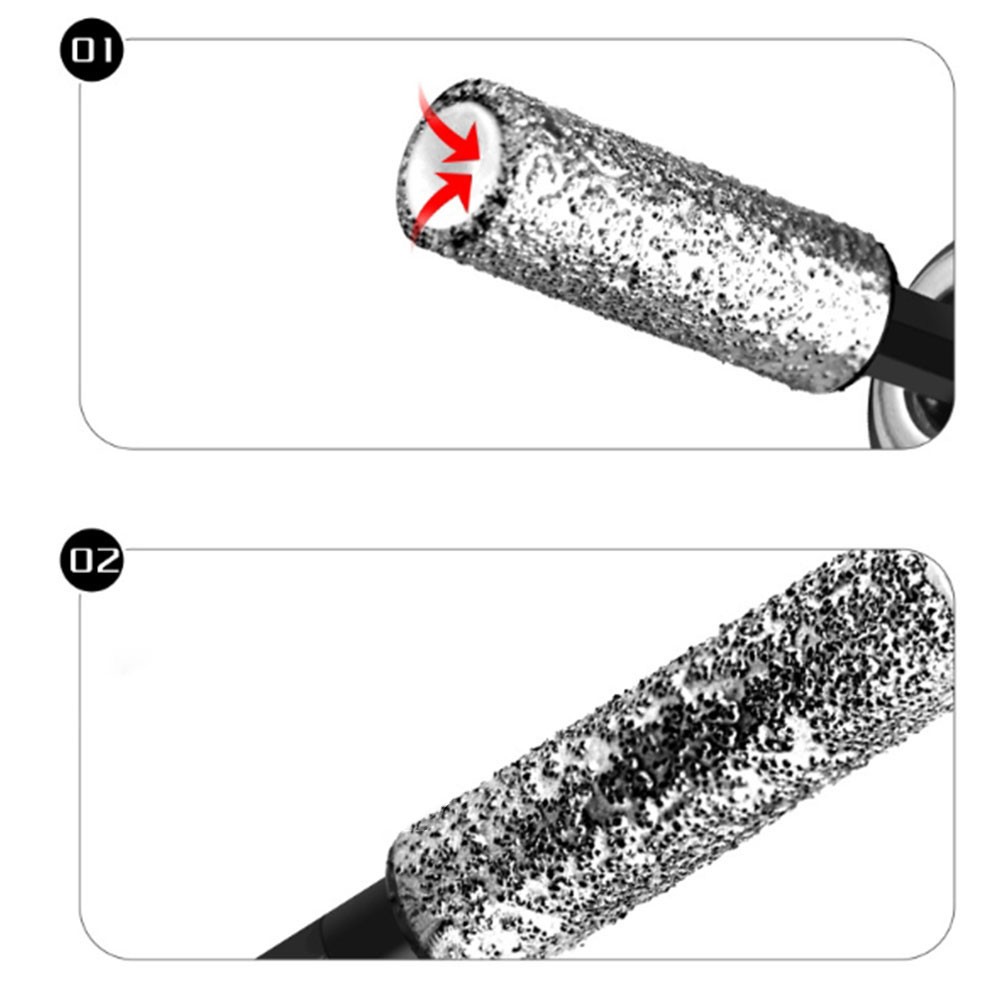 Drill Bit Set for Dry Drilling and Light Grinding on Various Materials