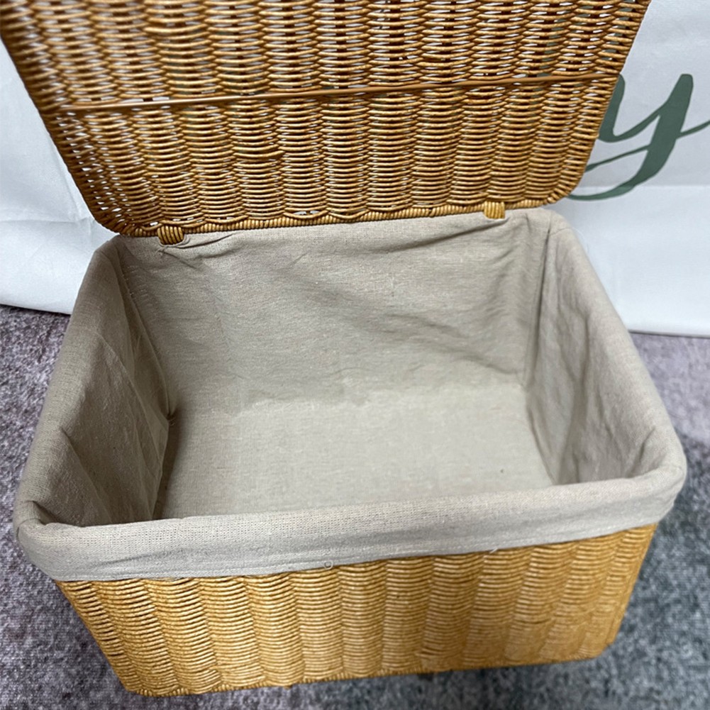 Panier imitation rotin artisanal adapté au rangement vêtements acheter et jouets