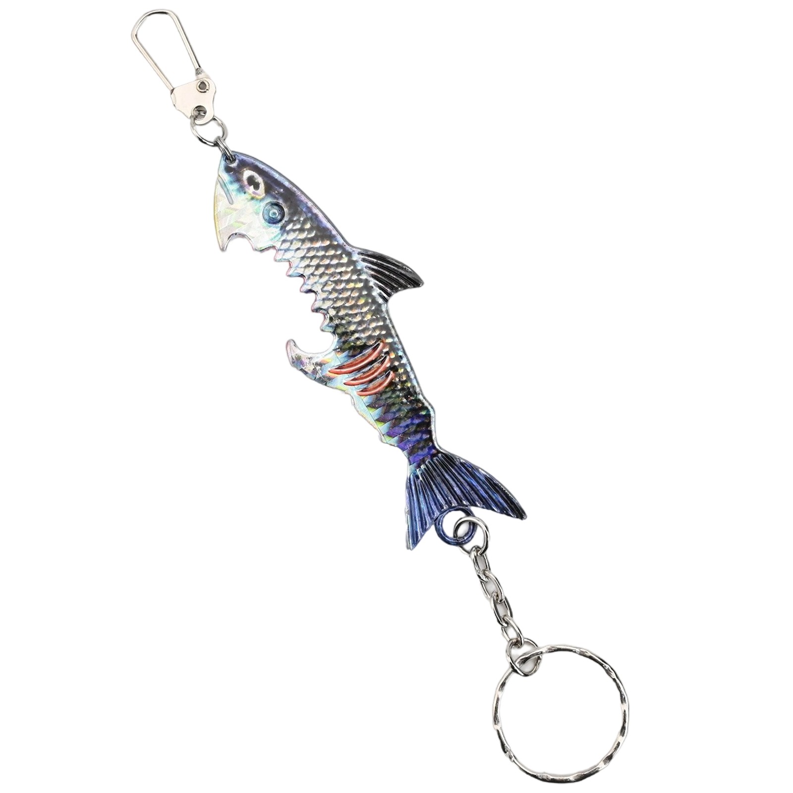 Ouvre-bouteille design appat leurre pour porte-cl??s compact et pratique requin - Photo 14/38