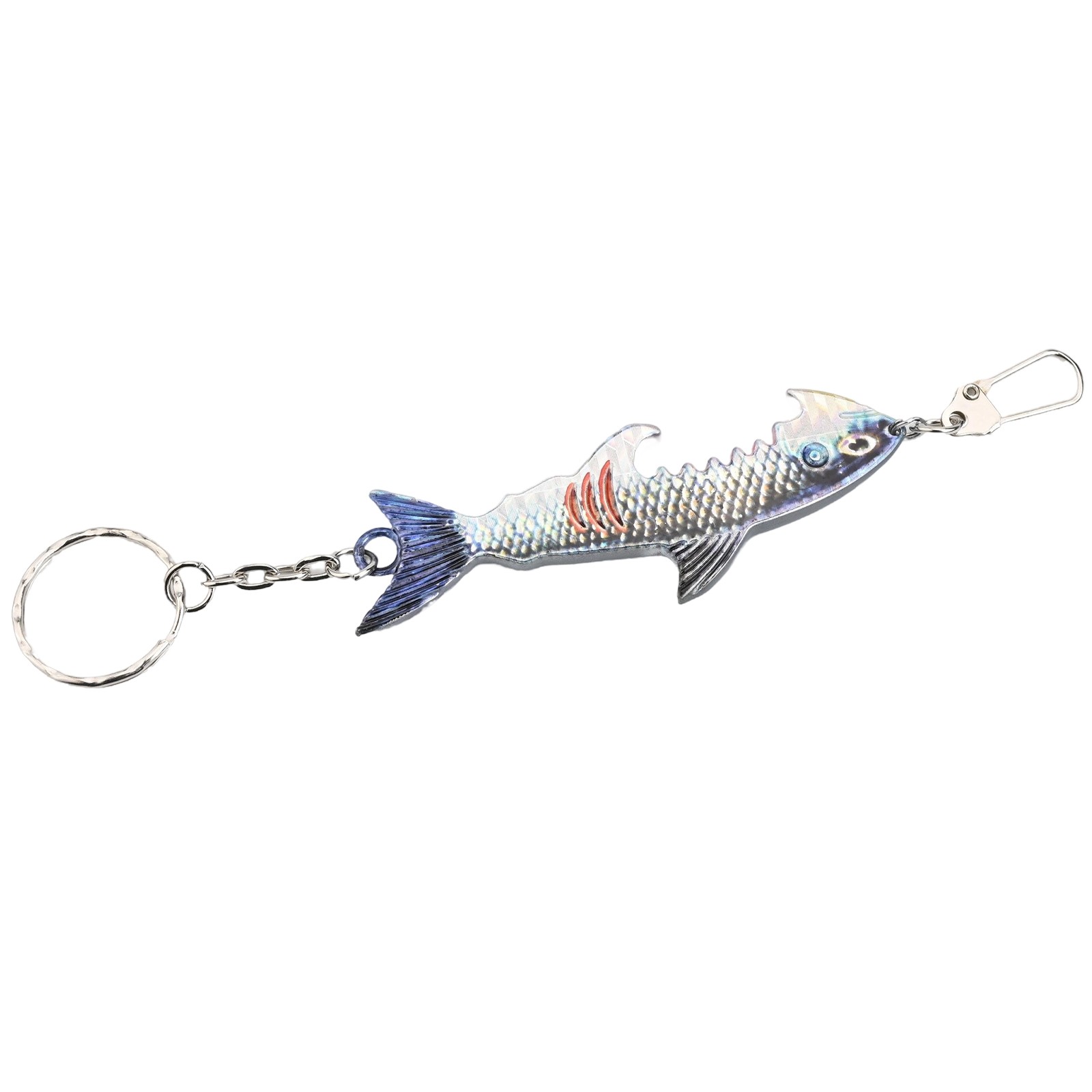 Ouvre-bouteille design appat leurre pour porte-cl??s compact et pratique requin - Photo 20/38