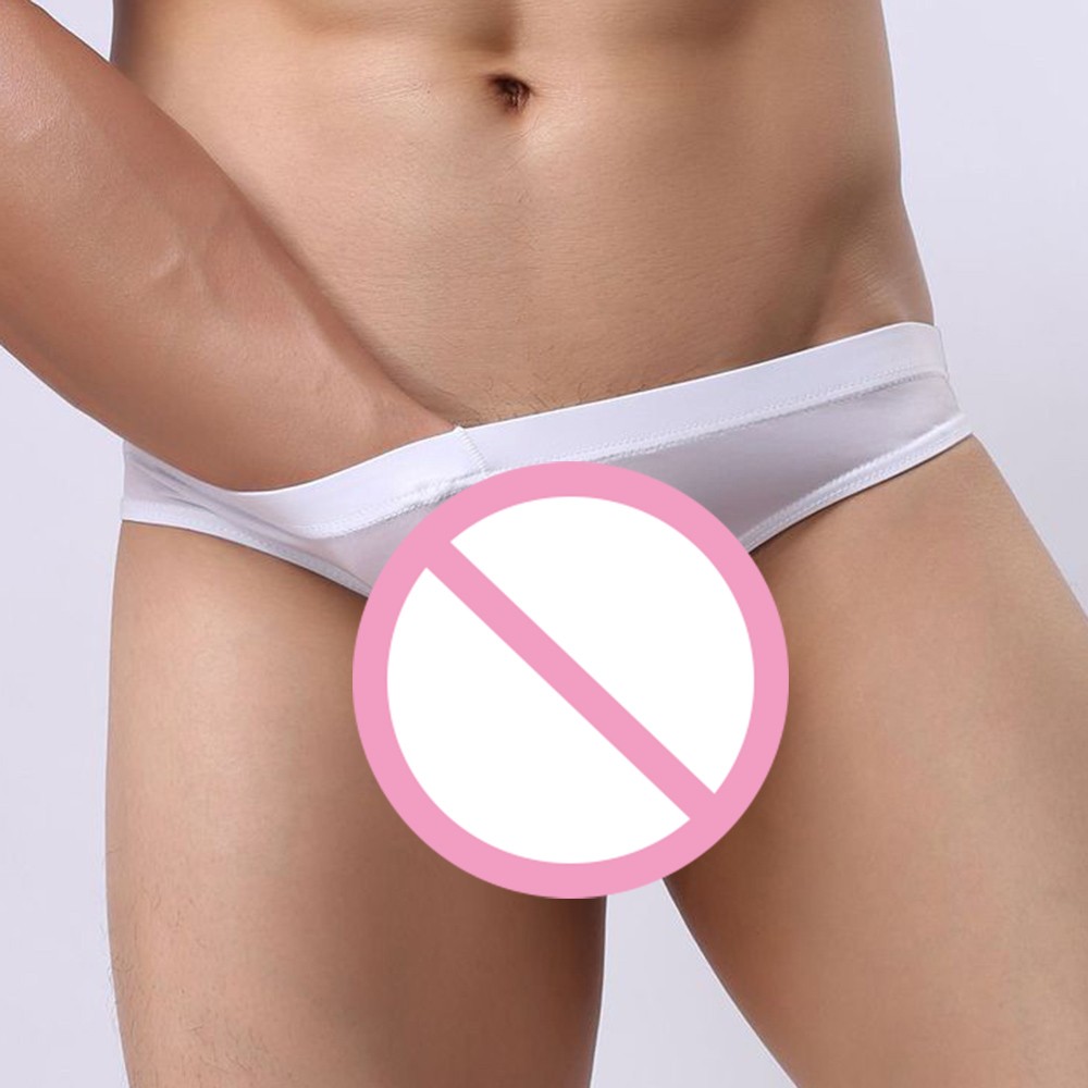 Slips Herren Unterwäsche Schlüpfer Dessous atmungsaktiv vorne offen super dünn - Bild 18 von 23
