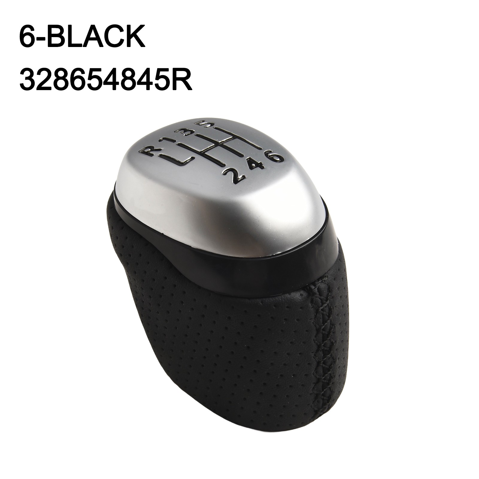 328654845R Stylish Black Silver Gear Shifter Knob For Renault Vehicles - Picture 48 of 56
