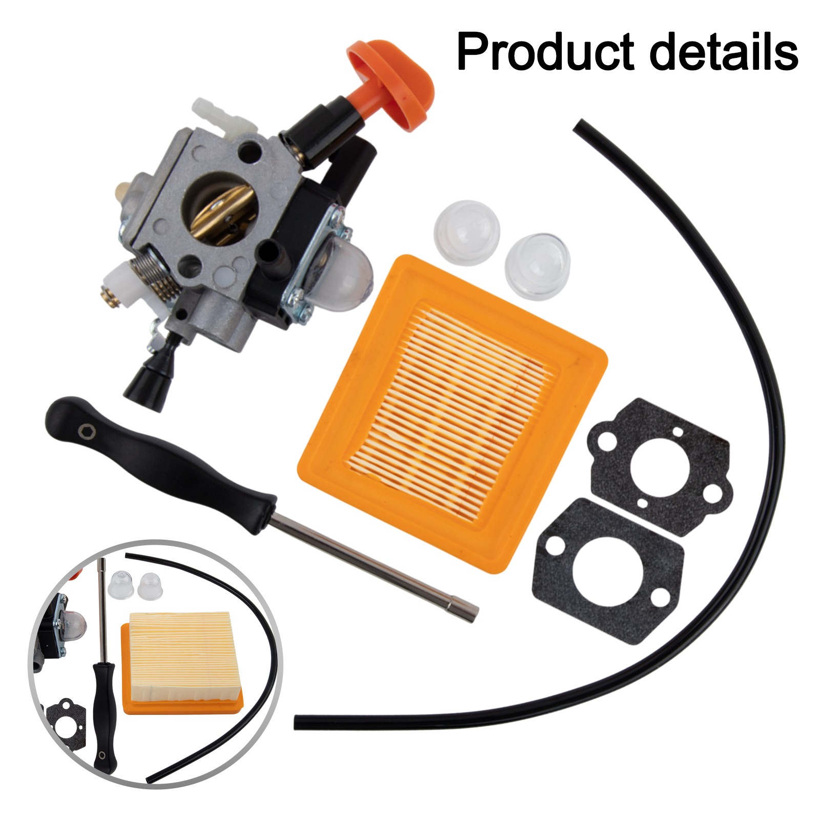 Kit Carburateur Débroussailleuse Pour Modèles FS131, HT132, Kit Complet