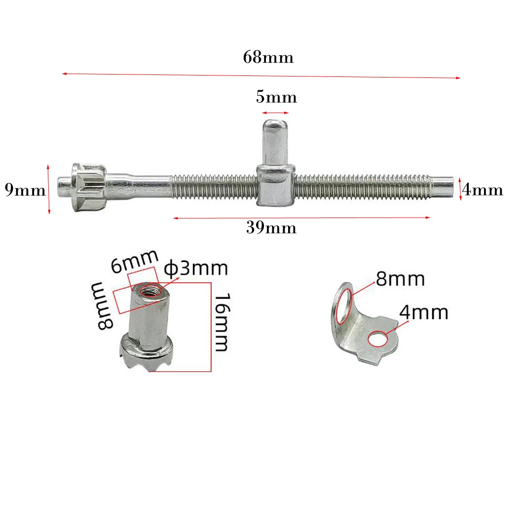Tension Adjustment Solution Metal Nuts and Screws for Your Chainsaw Needs