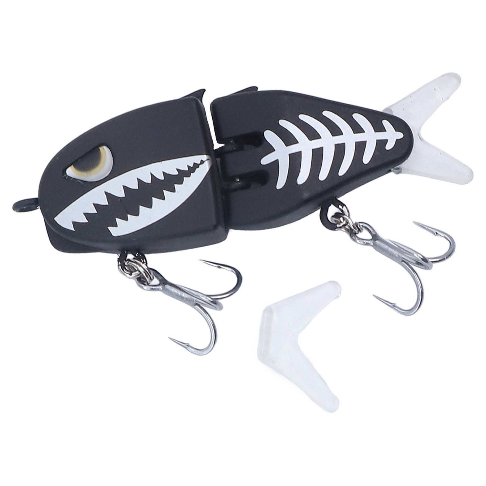 Realistic Swimming Action Fishing Lure with Replaceable Detachable Tail - Picture 36 of 48