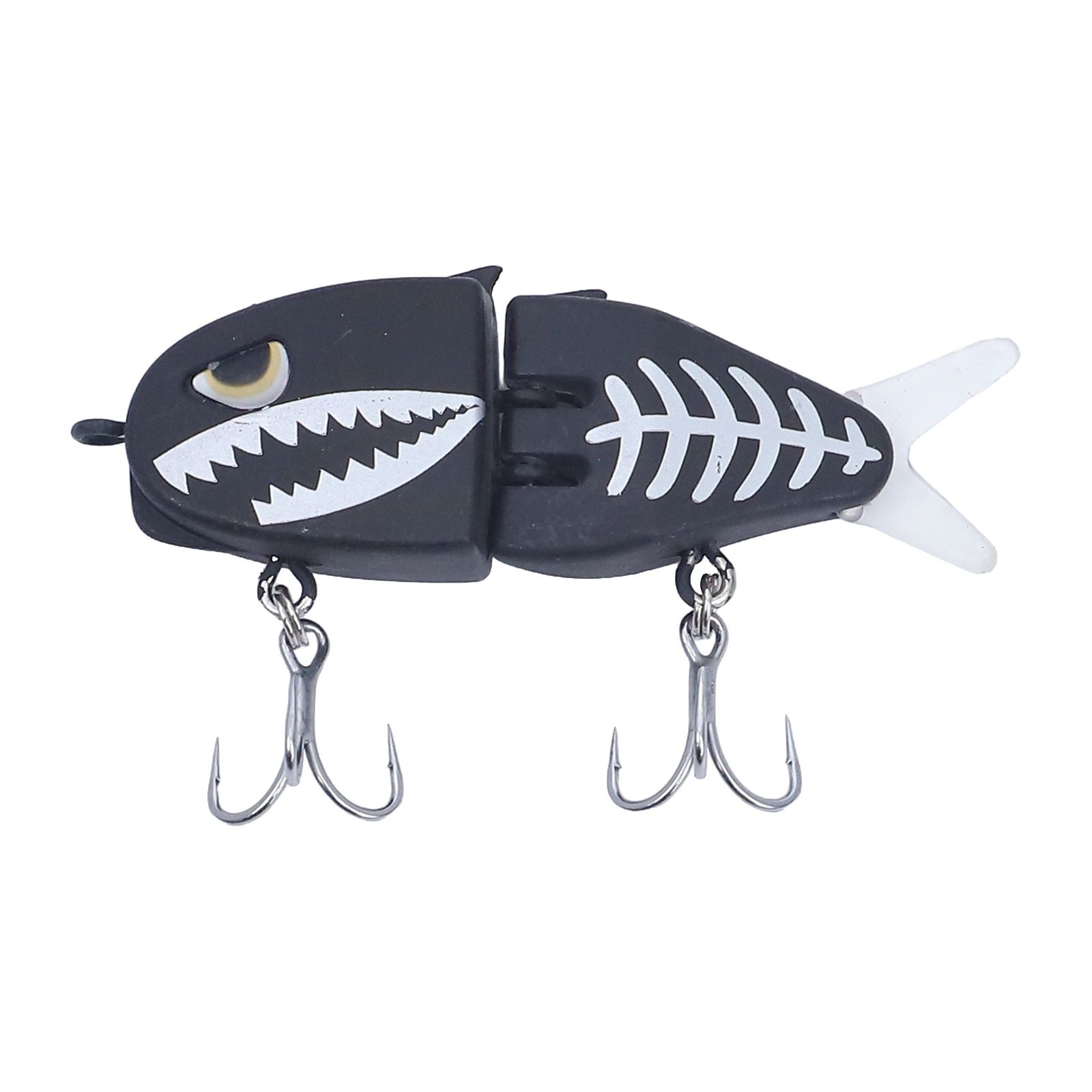 Realistic Swimming Action Fishing Lure with Replaceable Detachable Tail - Picture 47 of 48