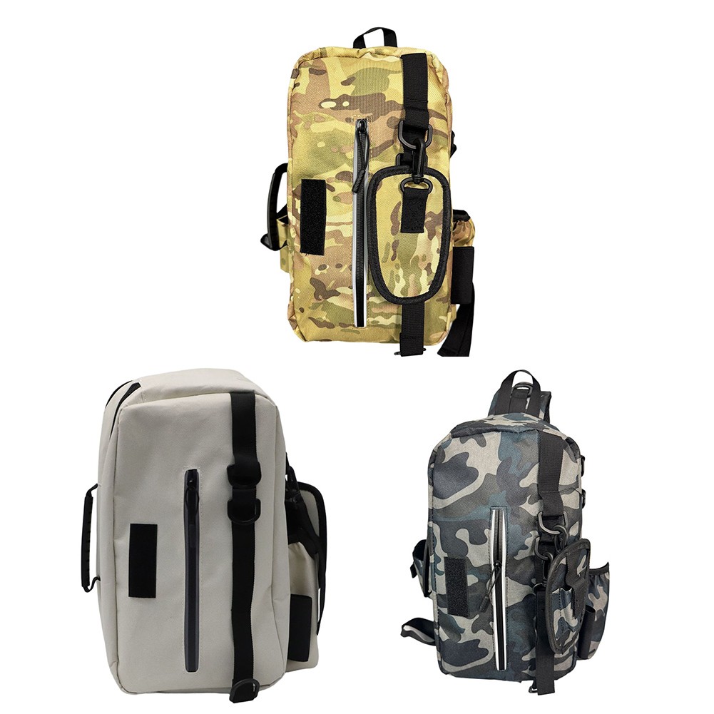 Rucksack zur Aufbewahrung von Angelausrstung mit elastischer Seitentasche  fr | eBay.de