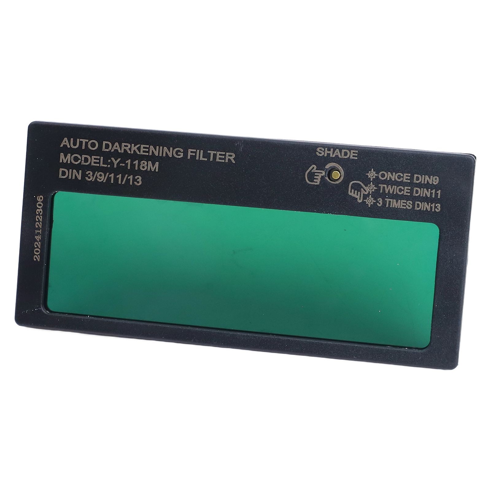 Solar Automatic Dimming Lens for Welding with Adjustable Darkness Levels