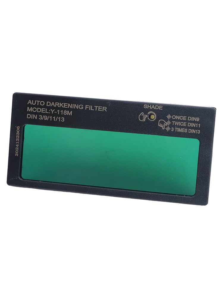 Solar Automatic Dimming Lens for Welding with Adjustable Darkness Levels