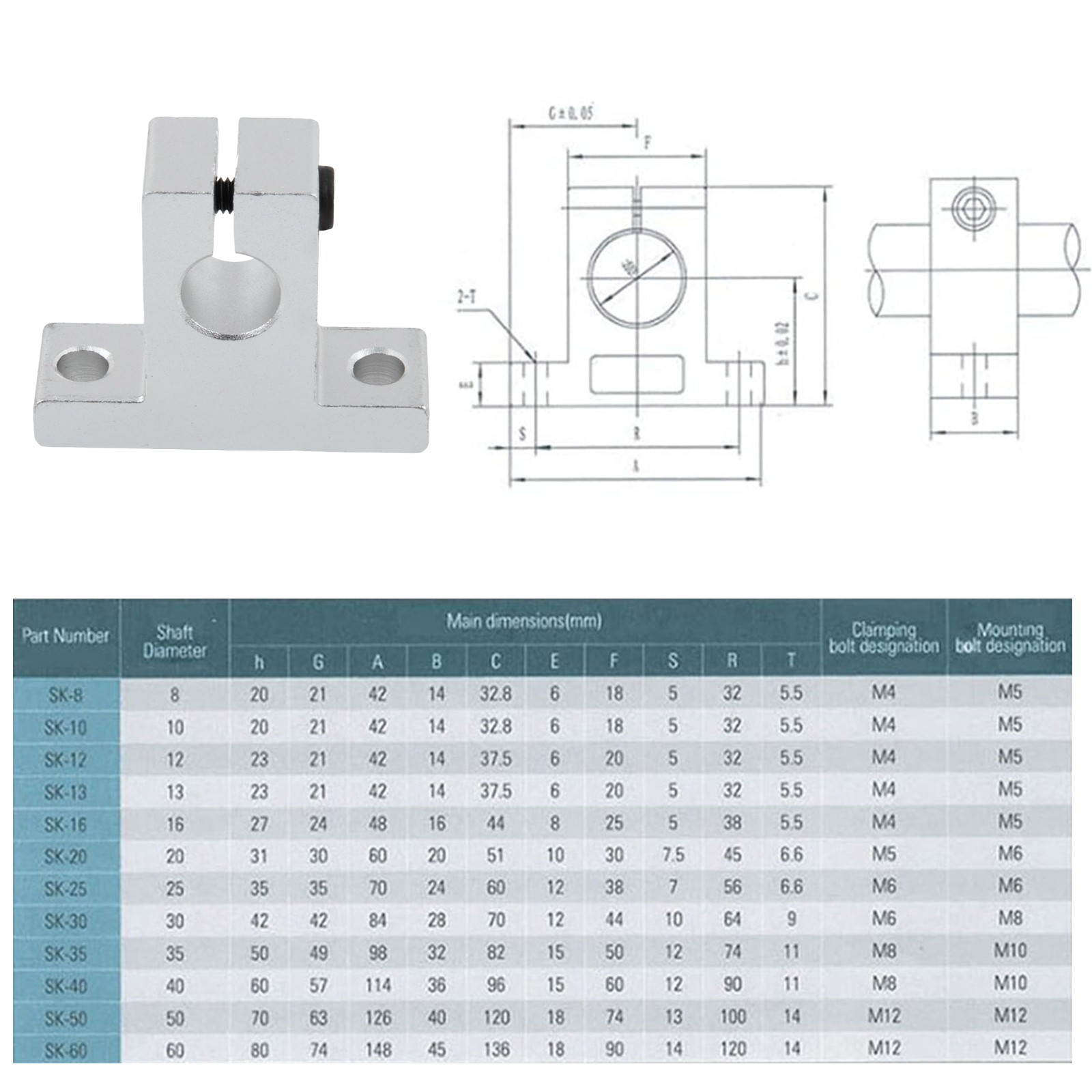 Hochleistungs CNC Linearführungswellenträger für verschiedene Branchen - Bild 41 von 56