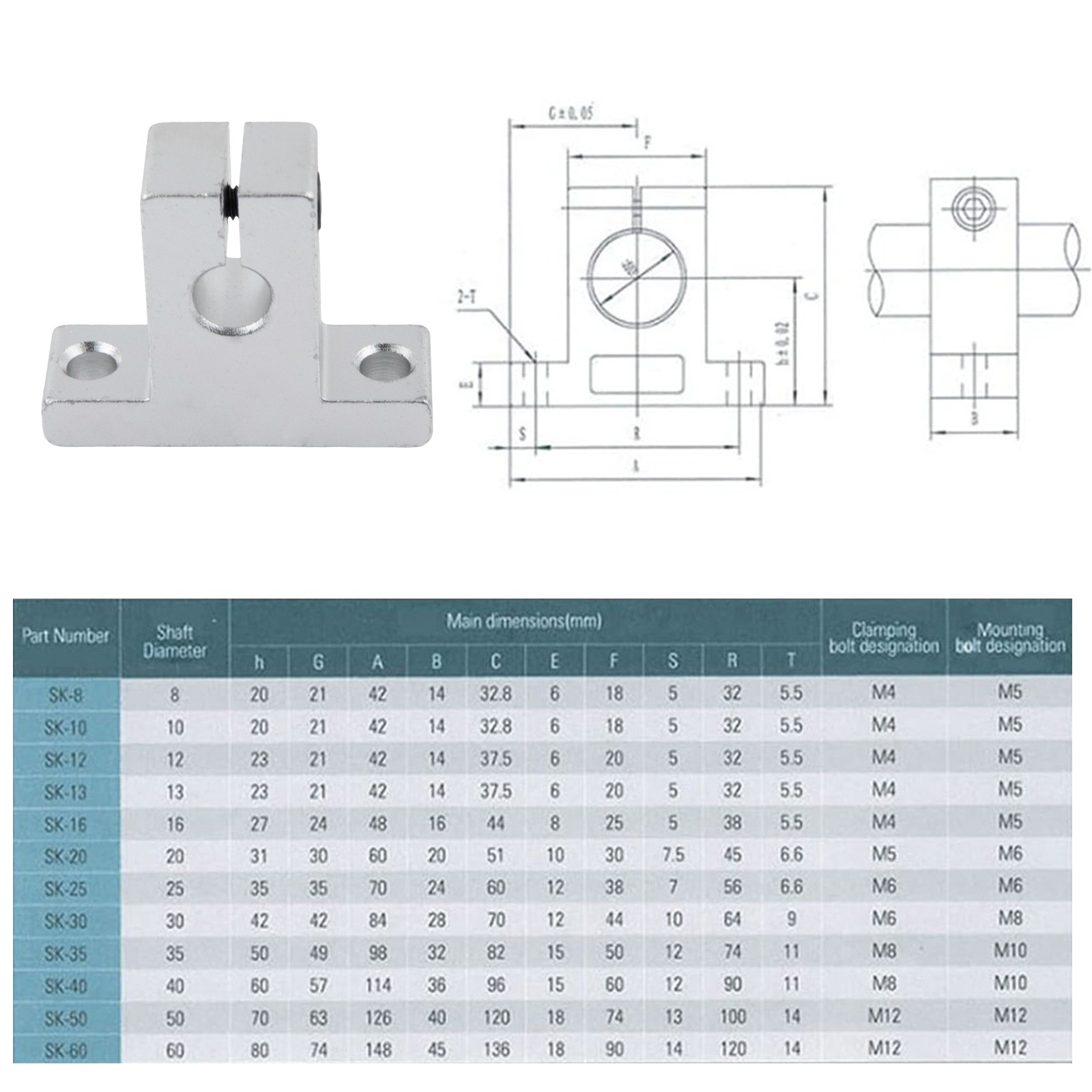 Hochleistungs CNC Linearführungswellenträger für verschiedene Branchen - Bild 30 von 56