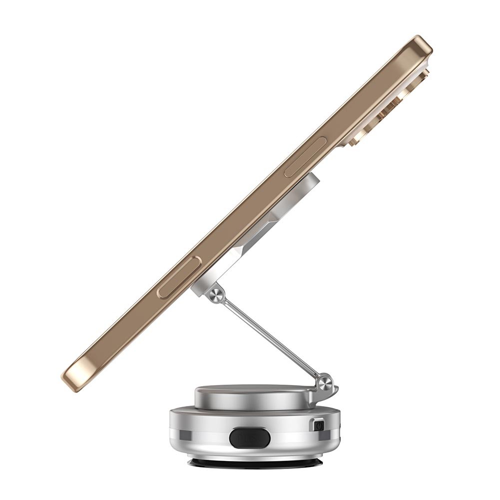 Support téléphone voiture flexible avec forte puissance d'aspiration et foncti - Photo 3 sur 20