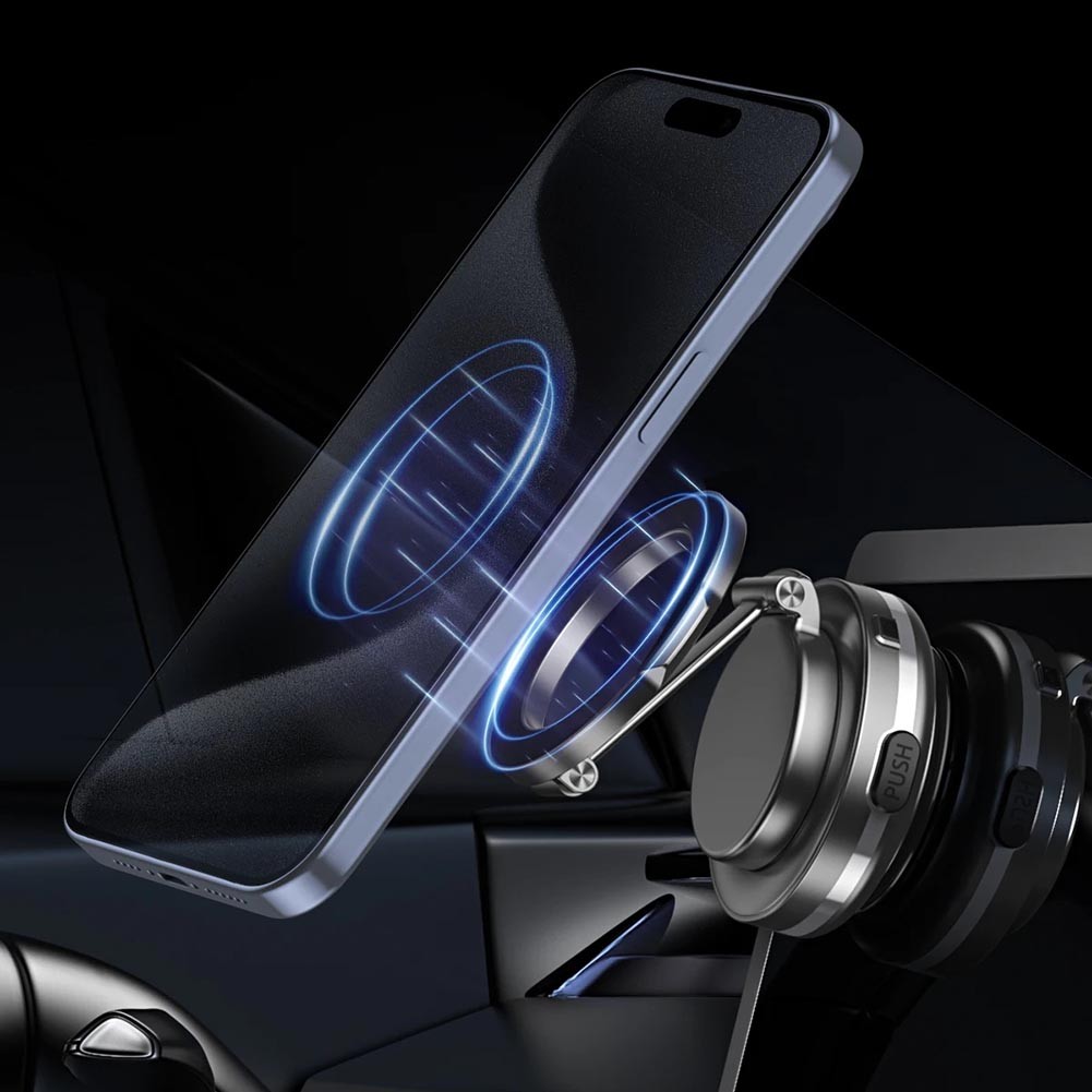 Support téléphone voiture flexible avec forte puissance d'aspiration et foncti - Photo 2 sur 20