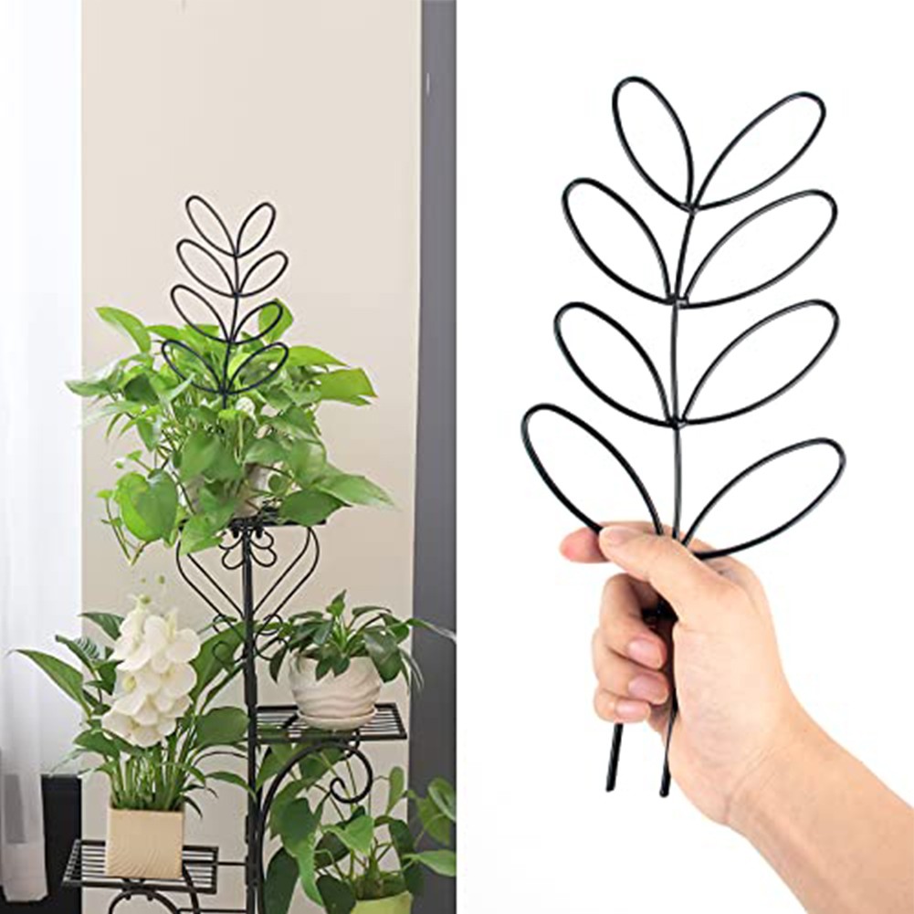 Lot de 2 treillis compacts officiel en métal pour petits pour plantes grimpantes et décoration