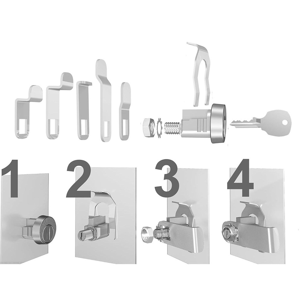 Robust Mailbox Lock Replacement Kit Designed for Easy User Installation - Picture 21 of 22