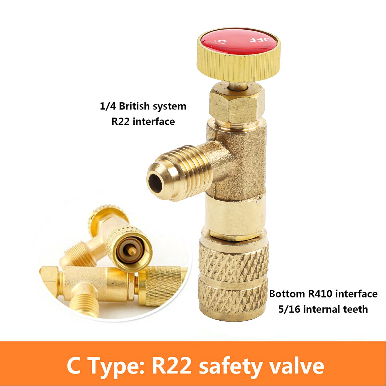 Nueva Práctica Válvula de Seguridad de Fluoruro de Aire Acondicionado Mecaniza - Picture 25 of 48