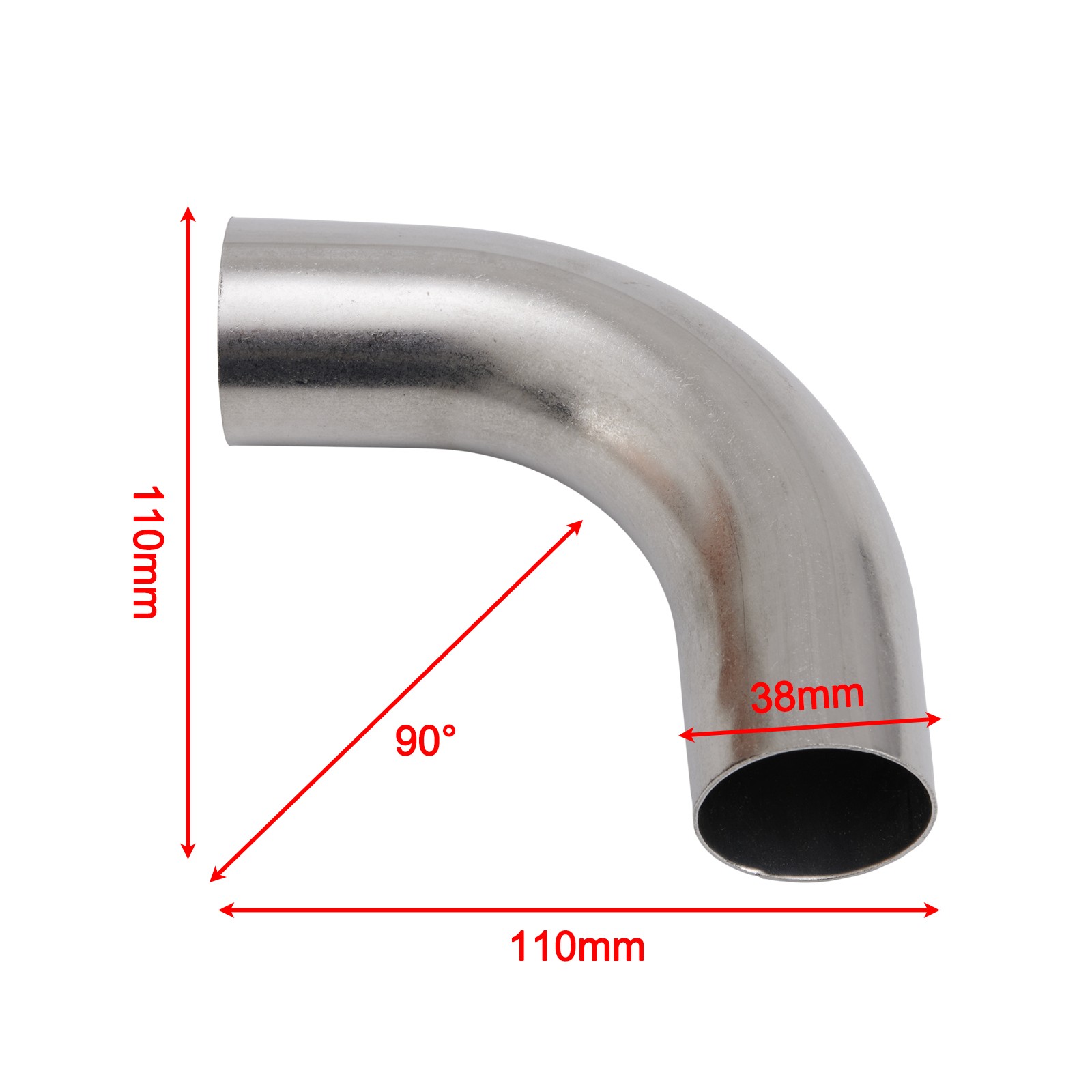Coude polyvalent 90 degrés en acier inoxydable pour réparations d'échappement - Picture 51 of 79