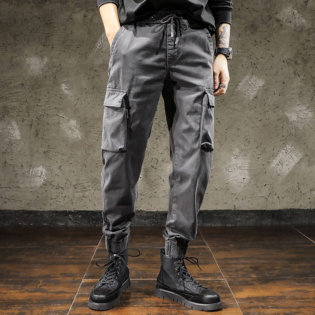 Sleek Men's Cargo Pants Perfect for Spring and Summer Wear in Various Settings - Picture 17 of 54