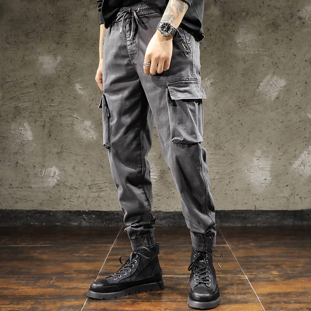 Sleek Men's Cargo Pants Perfect for Spring and Summer Wear in Various Settings - Picture 13 of 54