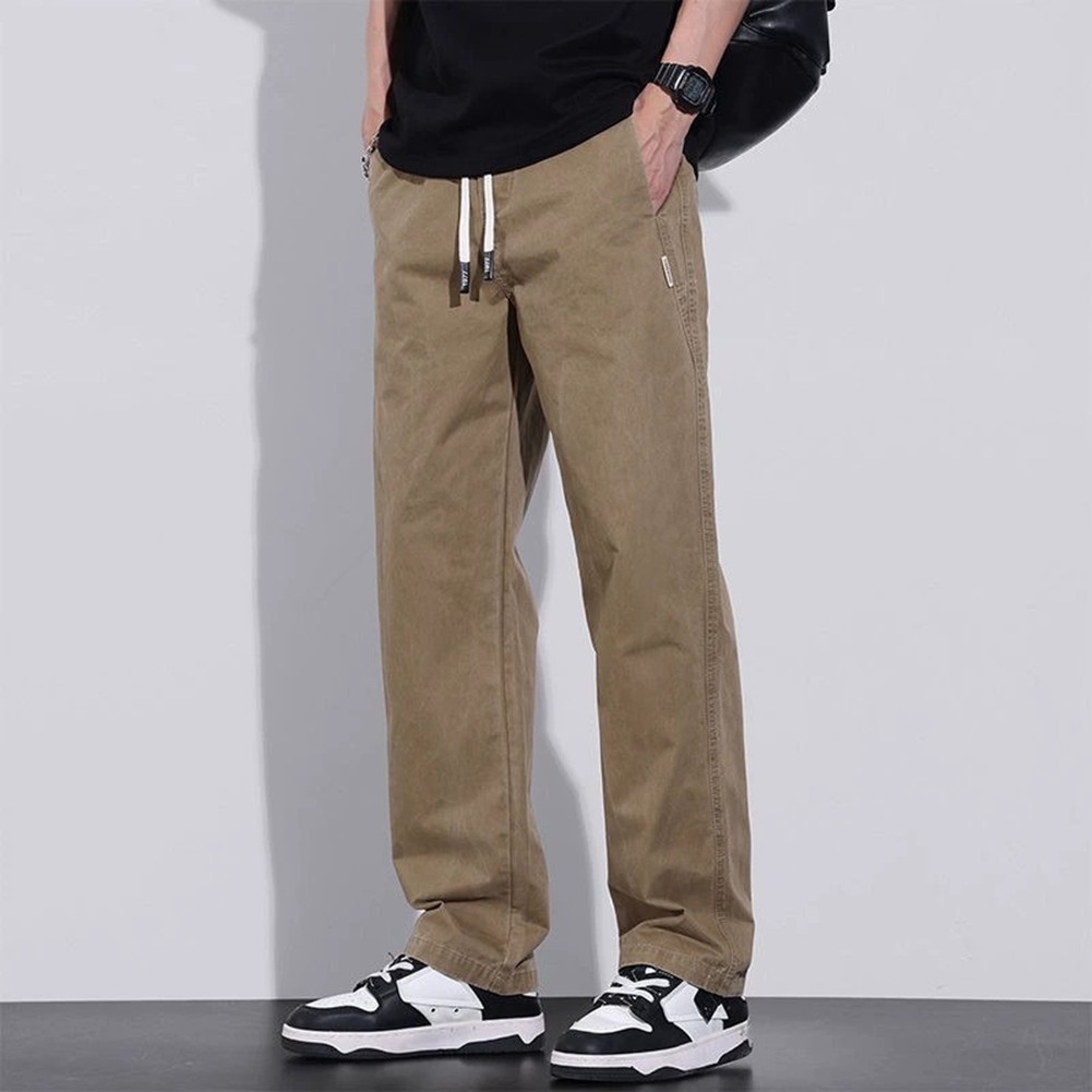 Sleek Casual Trousers in Solid Colors Perfect for Every Man's Wardrobe