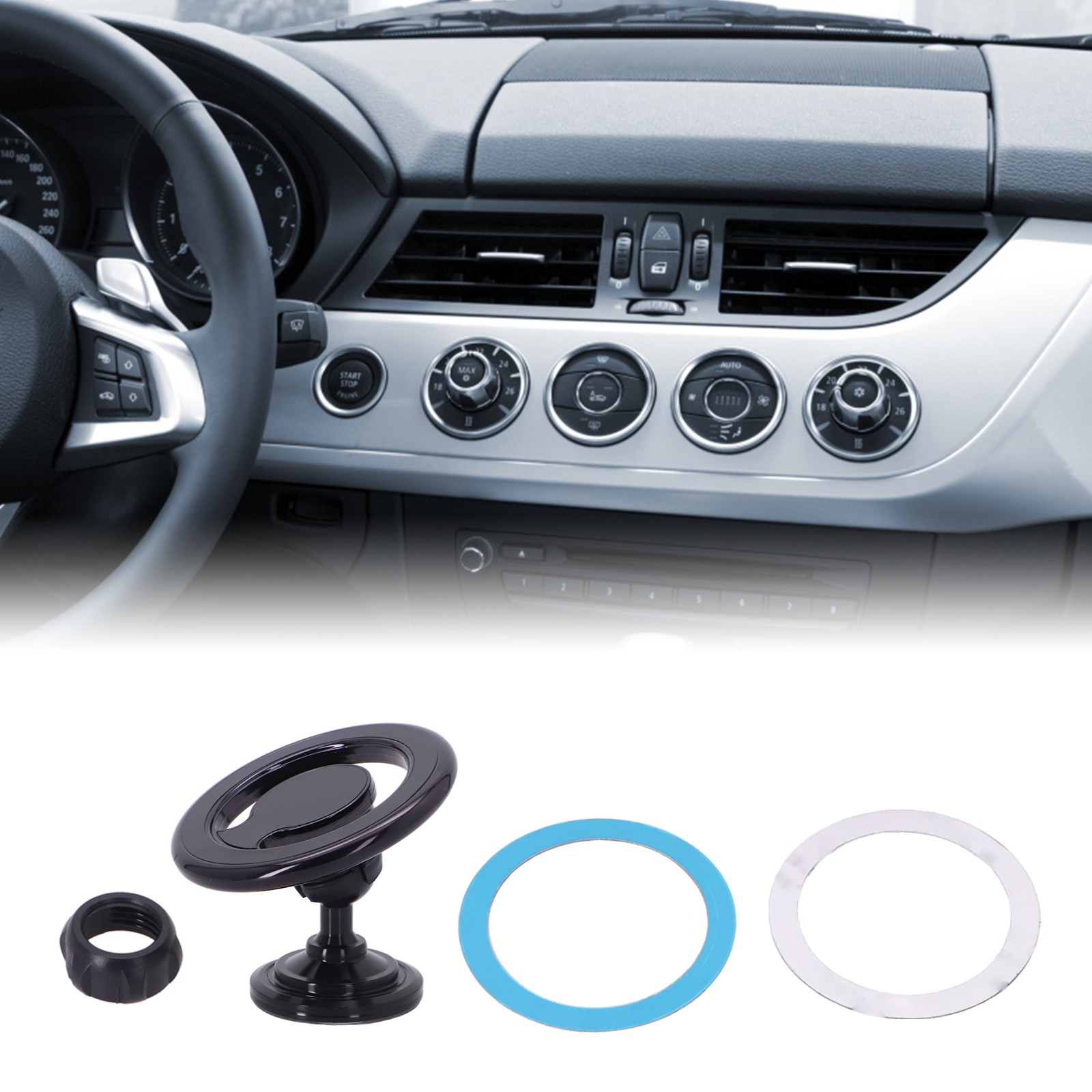 Support téléphone tableau de bord voiture avec installation rapide et design f - Photo 19 sur 25