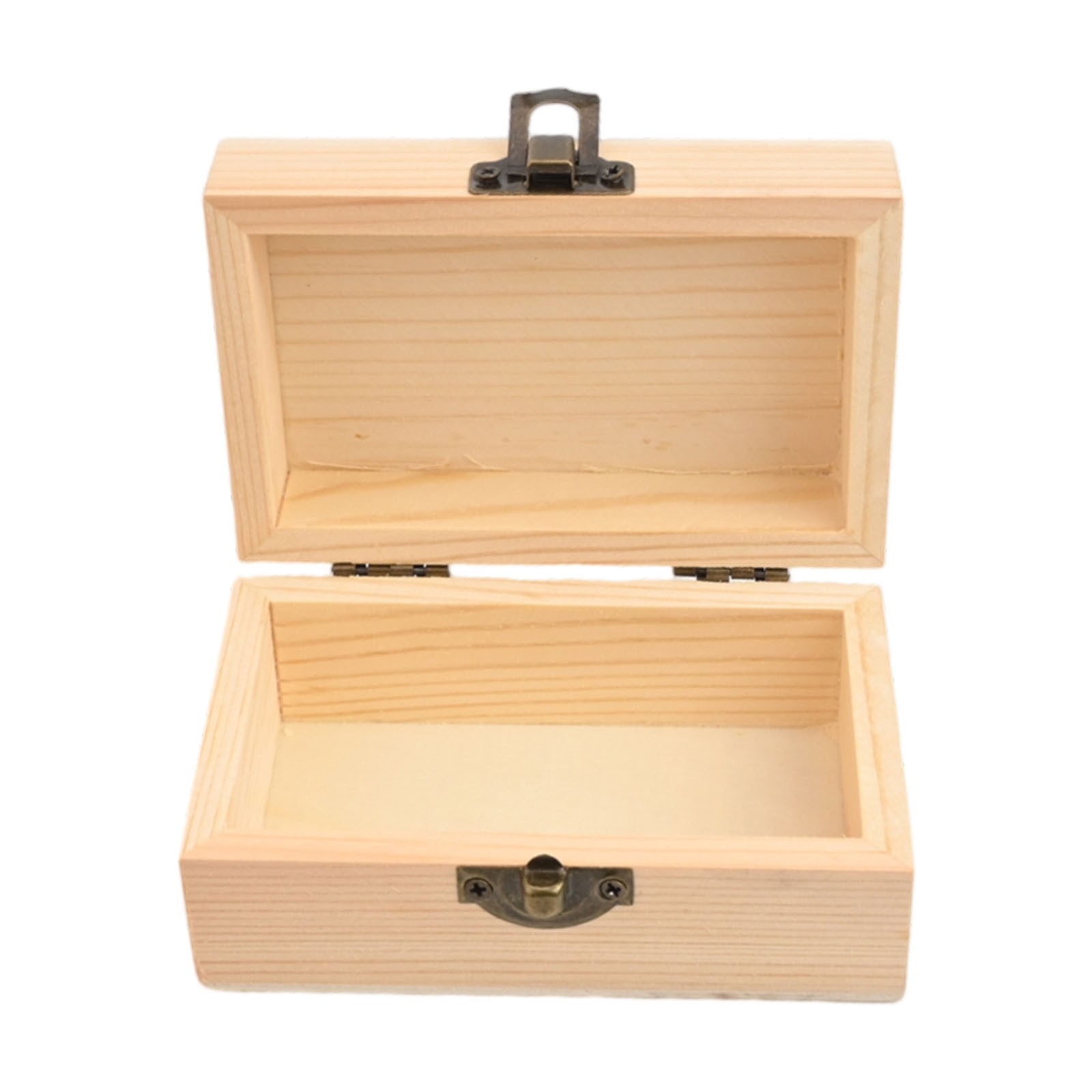 Pine Wood Decorative Storage Box Featuring a Dustproof Design Your Keepsakes