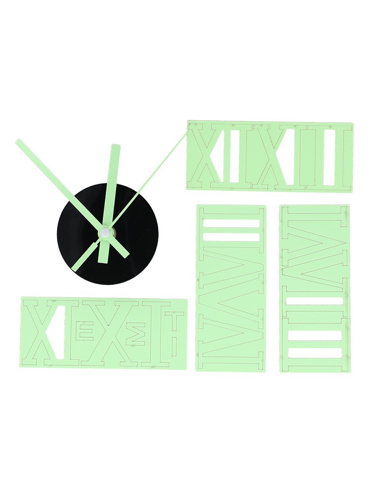 Custom Wall Clock Acrylic Design with Silent Operation and Luminous Effect