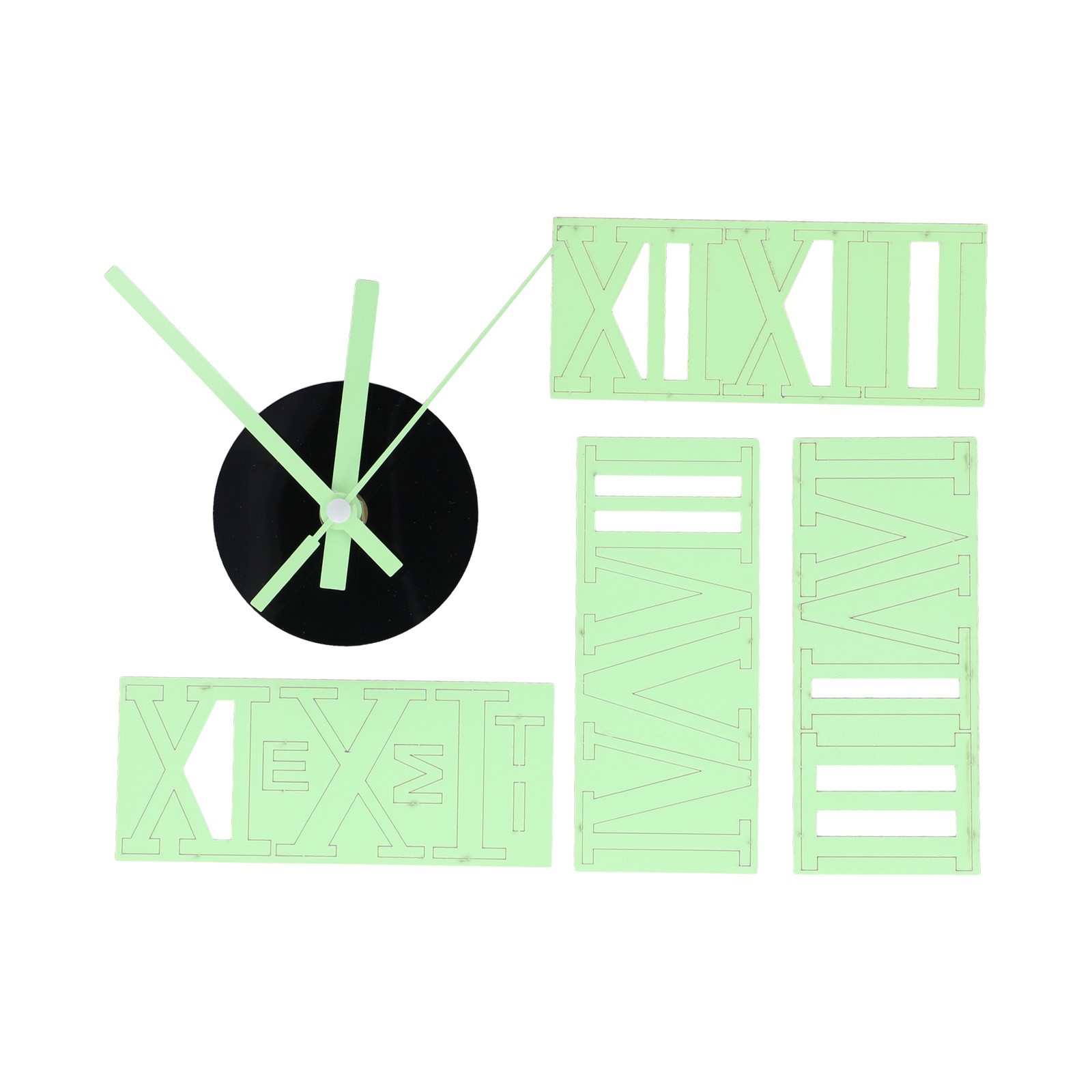 Custom Wall Clock Acrylic Design with Silent Operation and Luminous Effect